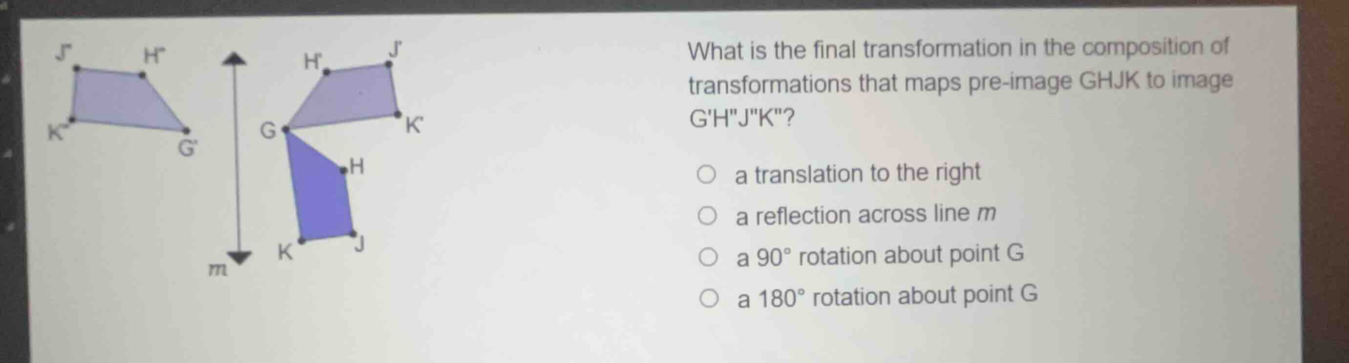 what is the final transformation in the composition of transformations …
