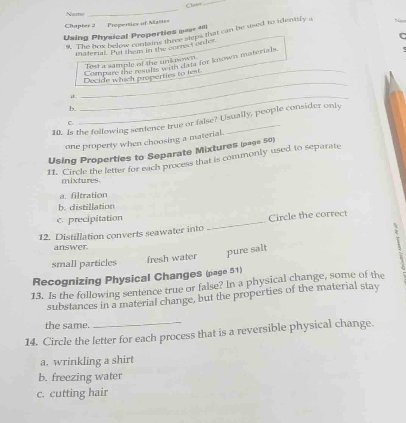 name class chapter 2 properties of matter using physical properties (pa…