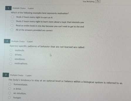 1 multiple choice 1 point which of the following examples best represen…