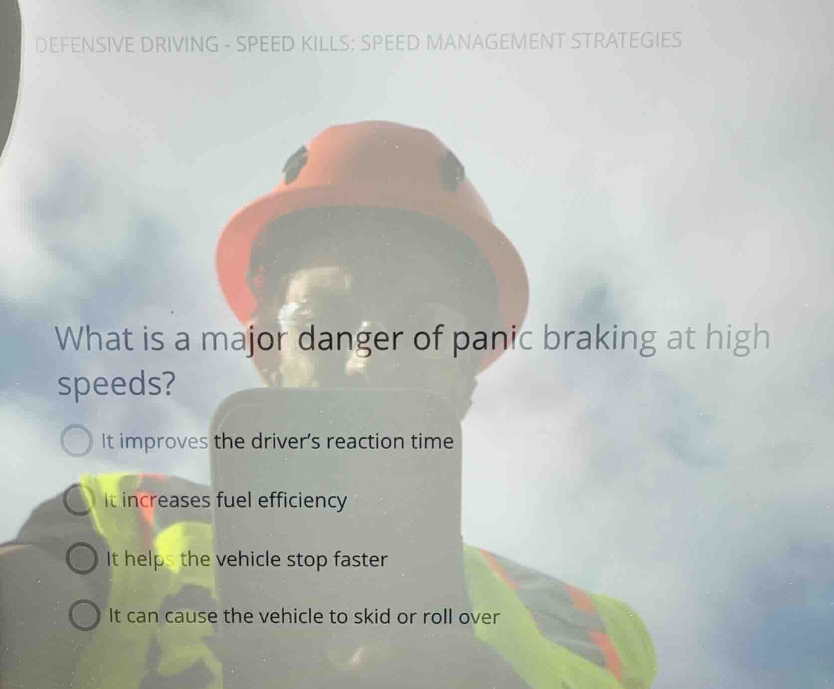 defensive driving - speed kills: speed management strategies what is a …