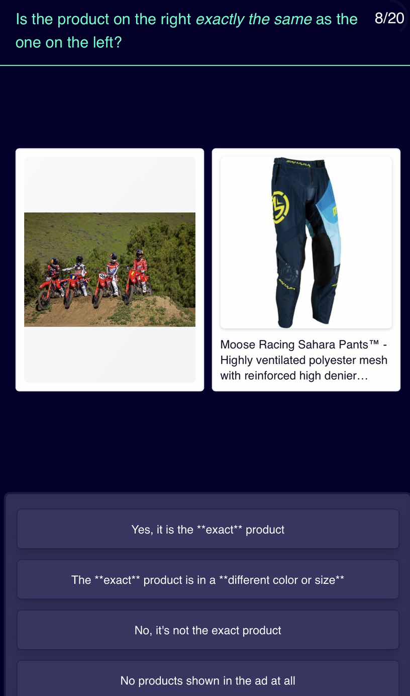 is the product on the right exactly the same as the one on the left? mo…