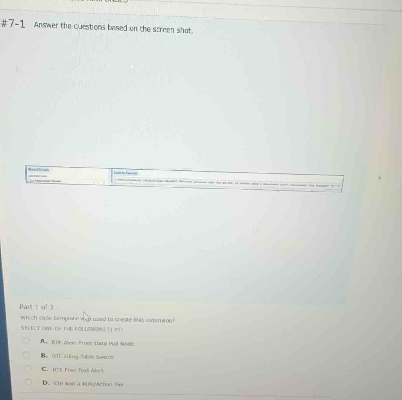 #7-1 answer the questions based on the screen shot. part 1 of 3 which c…