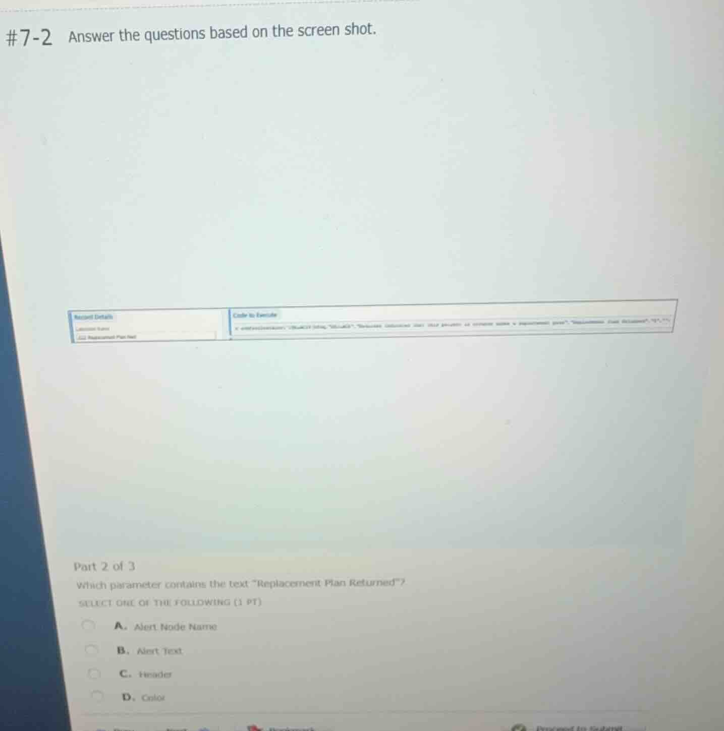 #7-2 answer the questions based on the screen shot. part 2 of 3 which p…