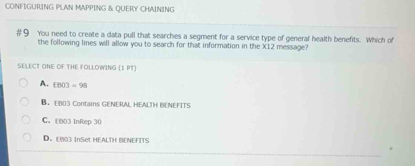 configuring plan mapping & query chaining #9 you need to create a data …