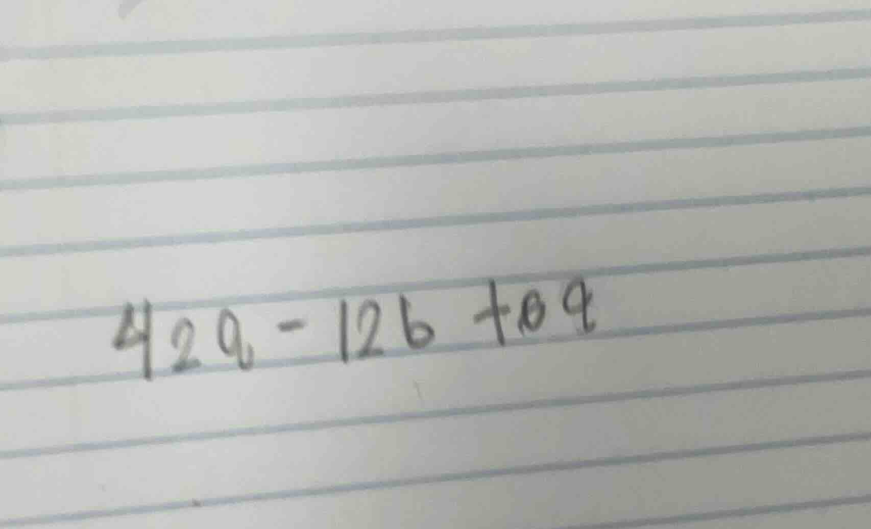 429 - 126 + 69