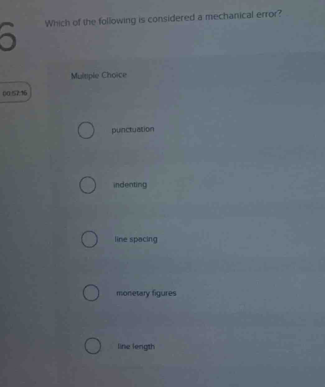 which of the following is considered a mechanical error? multiple choic…