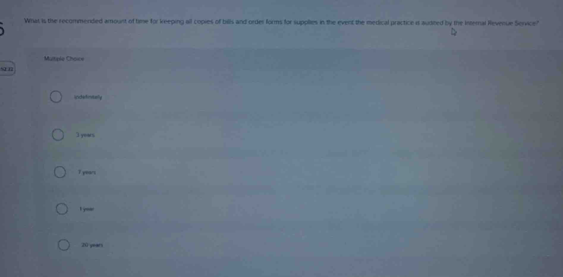 what is the recommended amount of time for keeping all copies of bills …