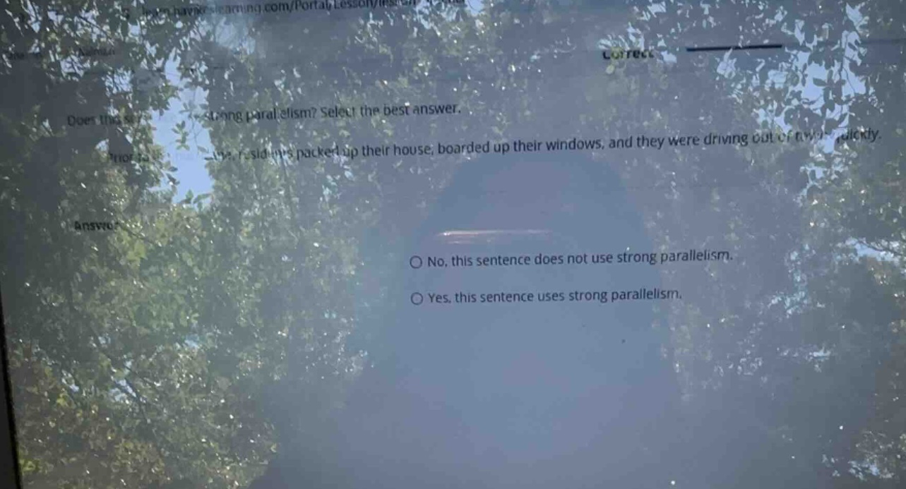does this sentence use strong parallelism? select the best answer. prio…