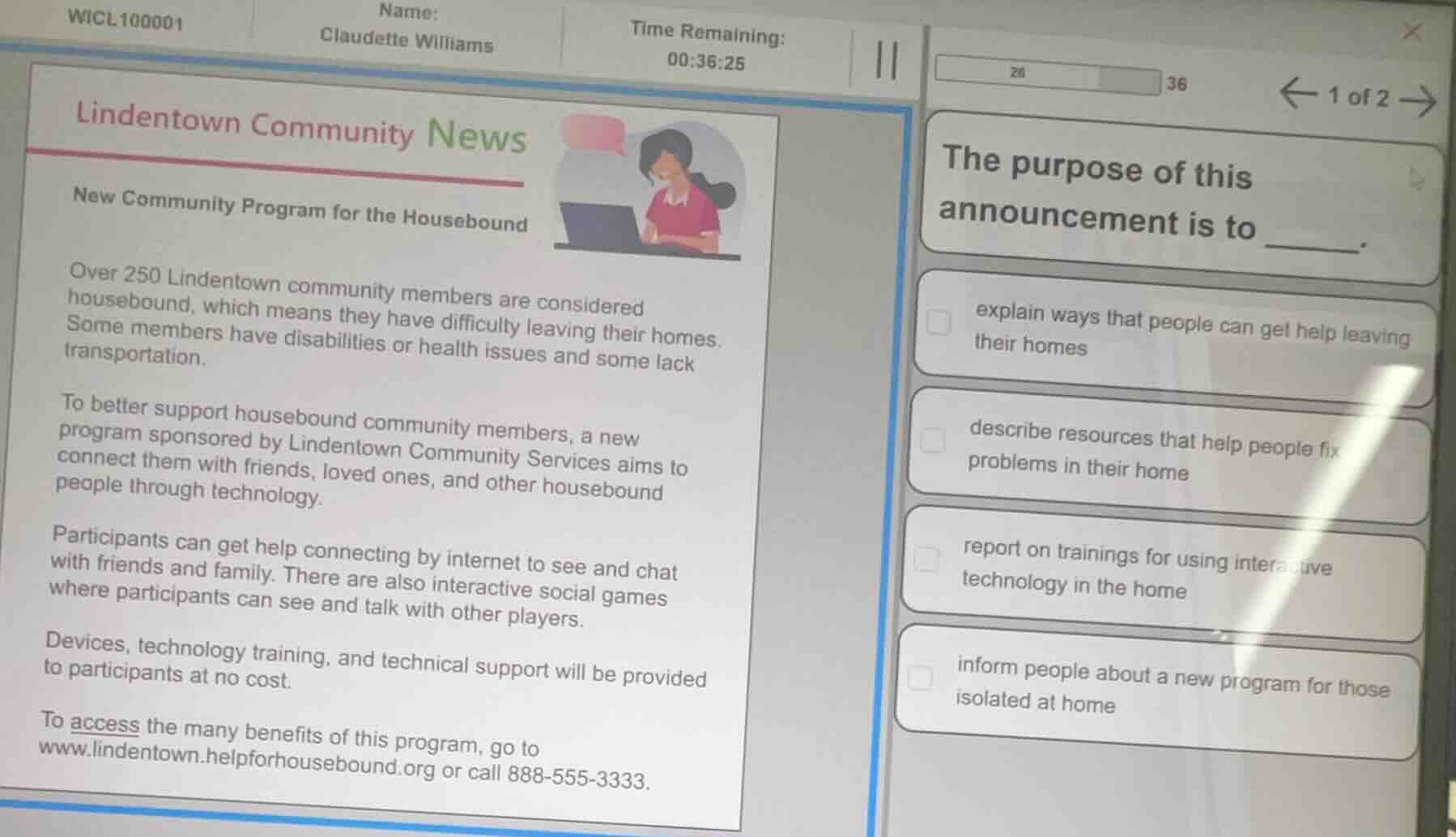 lindentown community news new community program for the housebound over…