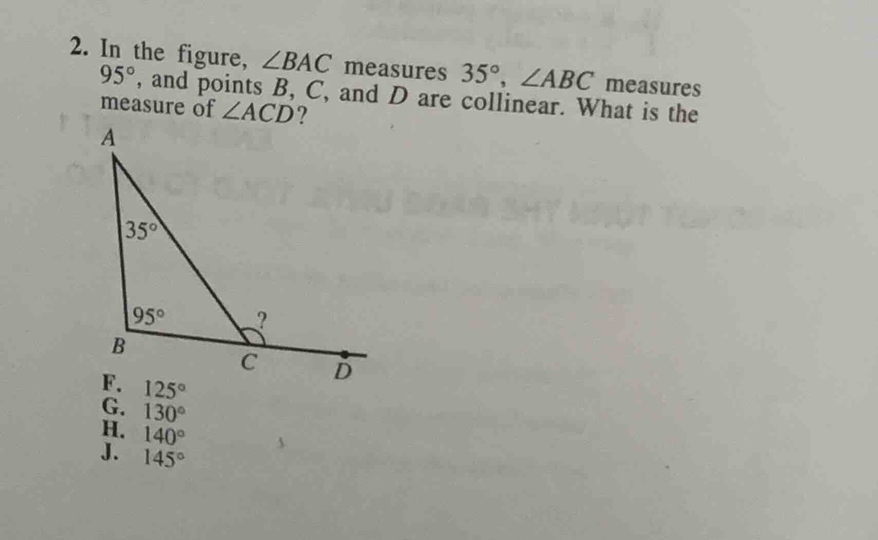 2. in the figure, \\(\\angle bac\\) measures \\(35^\\circ\\), \\(\\angl…