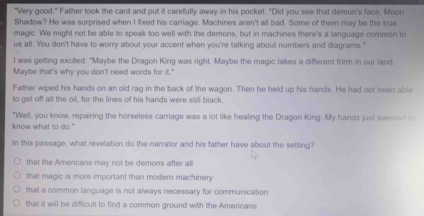 \very good.\ father took the card and put it carefully away in his pock…