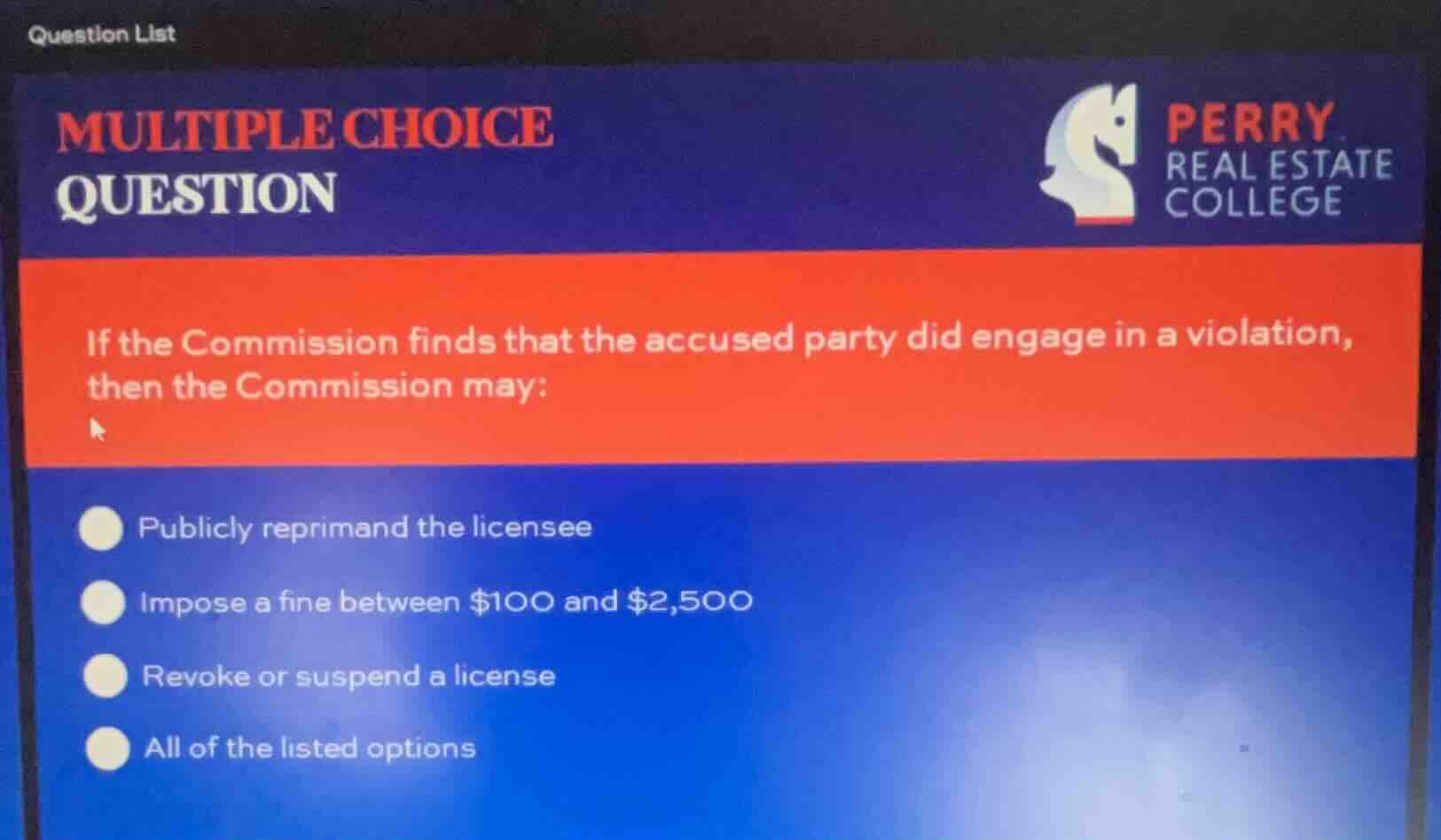 if the commission finds that the accused party did engage in a violatio…
