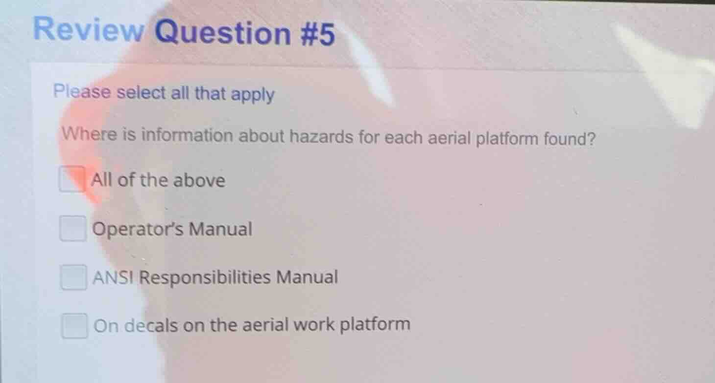 review question #5 please select all that apply where is information ab…