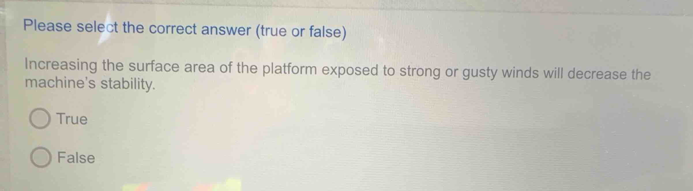 please select the correct answer (true or false) increasing the surface…
