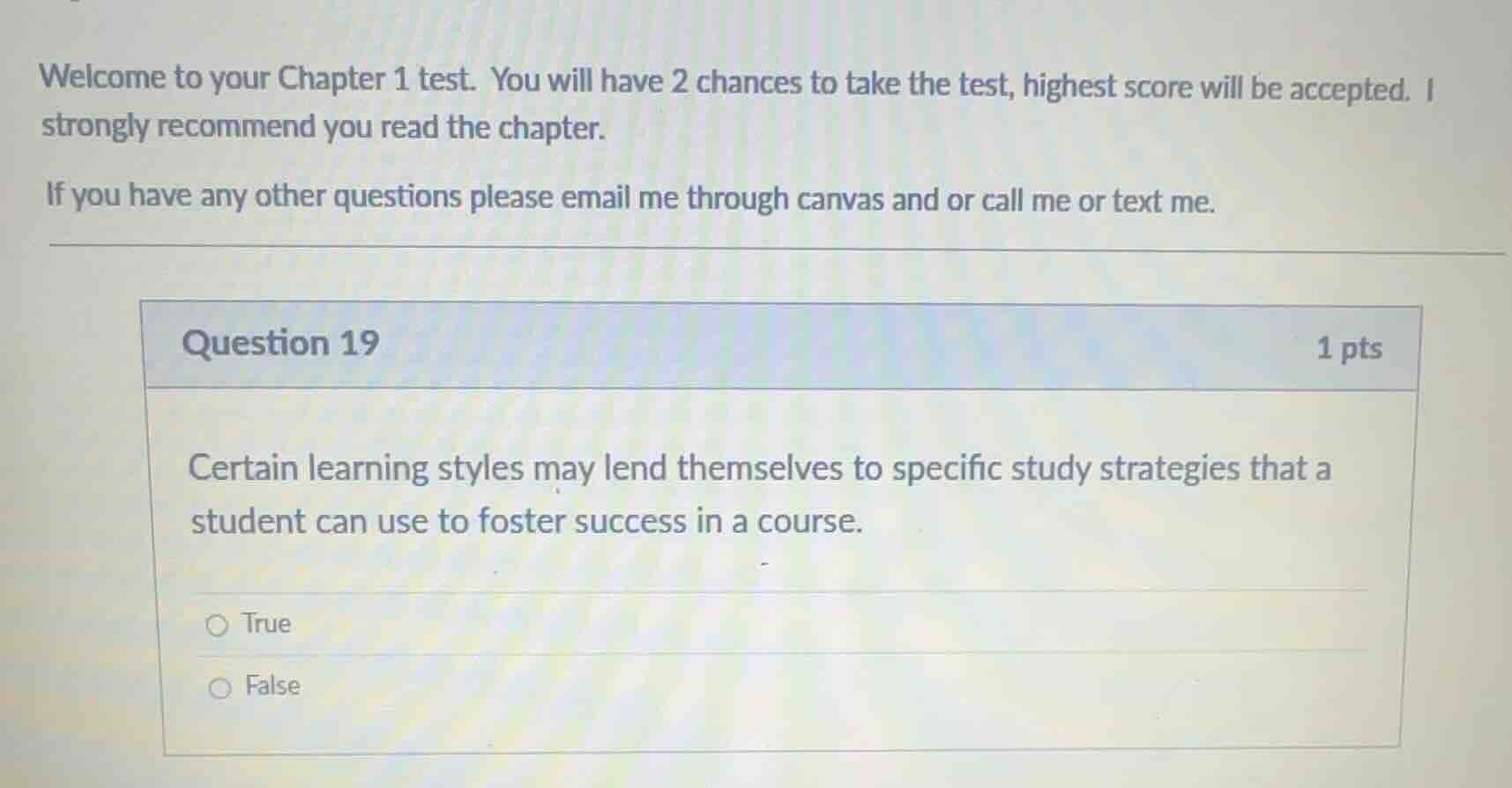 certain learning styles may lend themselves to specific study strategie…