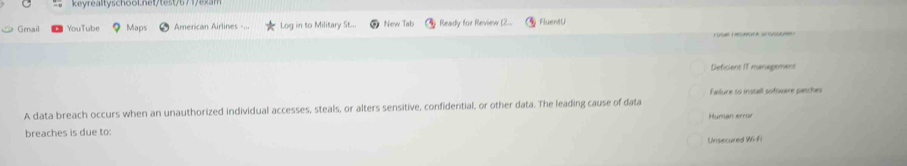 a data breach occurs when an unauthorized individual accesses, steals, …