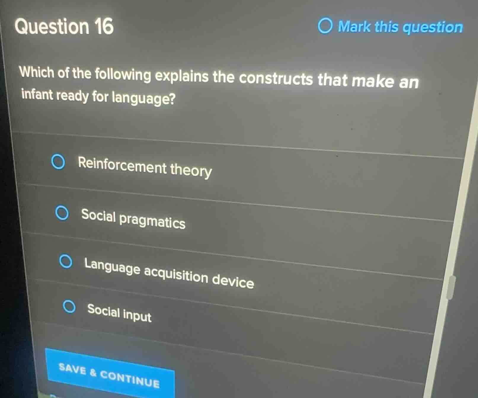 question 16 which of the following explains the constructs that make an…