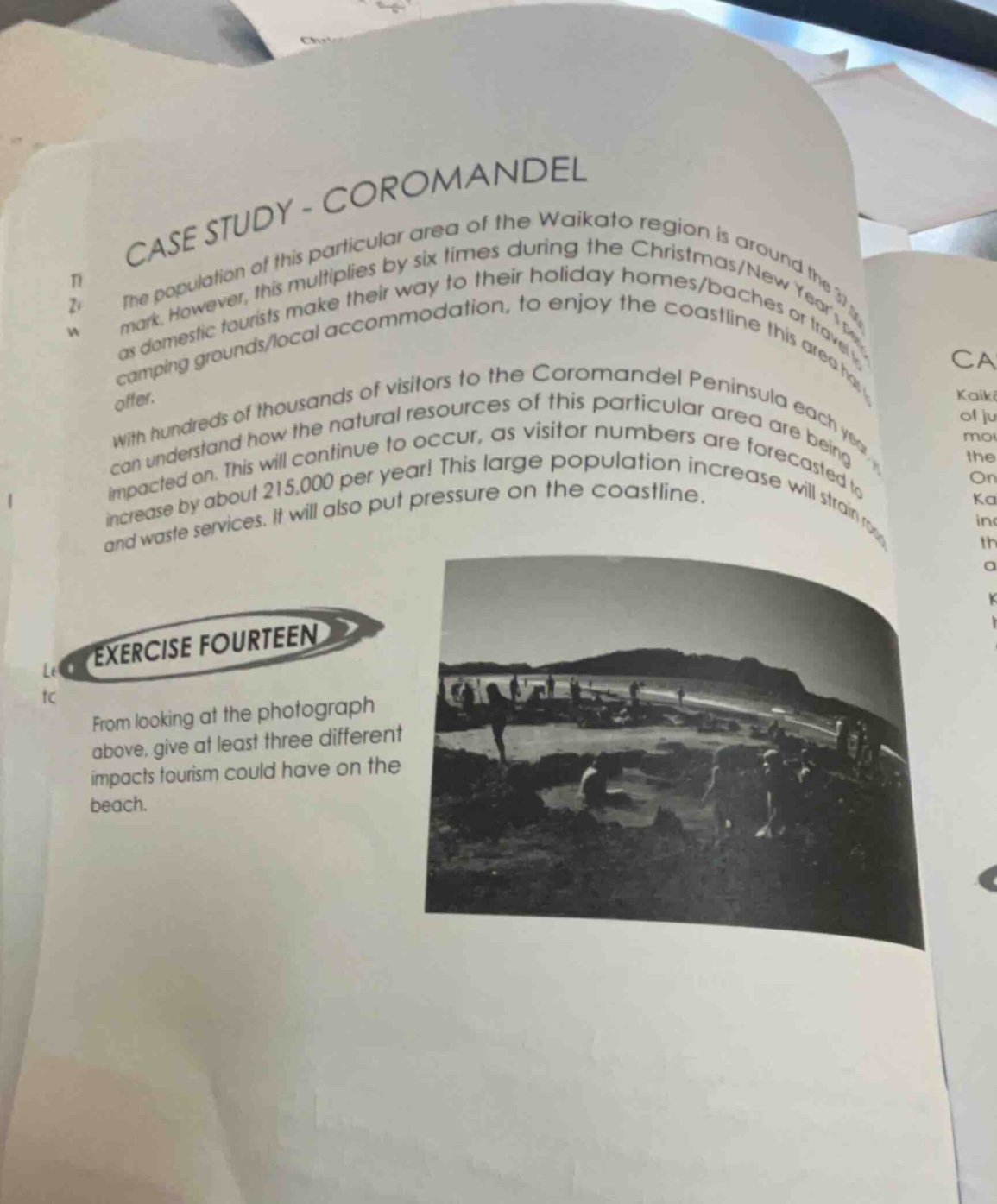 case study - coromandel the population of this particular area of the w…