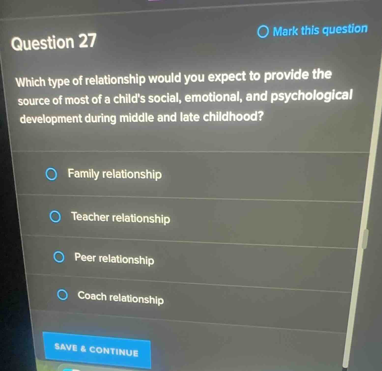 question 27 which type of relationship would you expect to provide the …