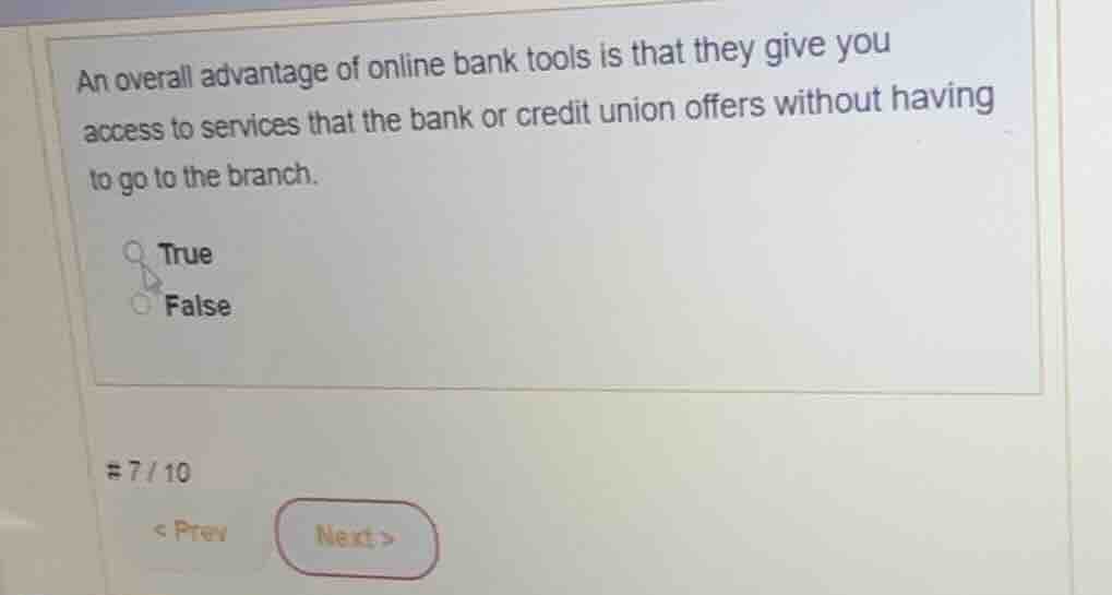 an overall advantage of online bank tools is that they give you access …