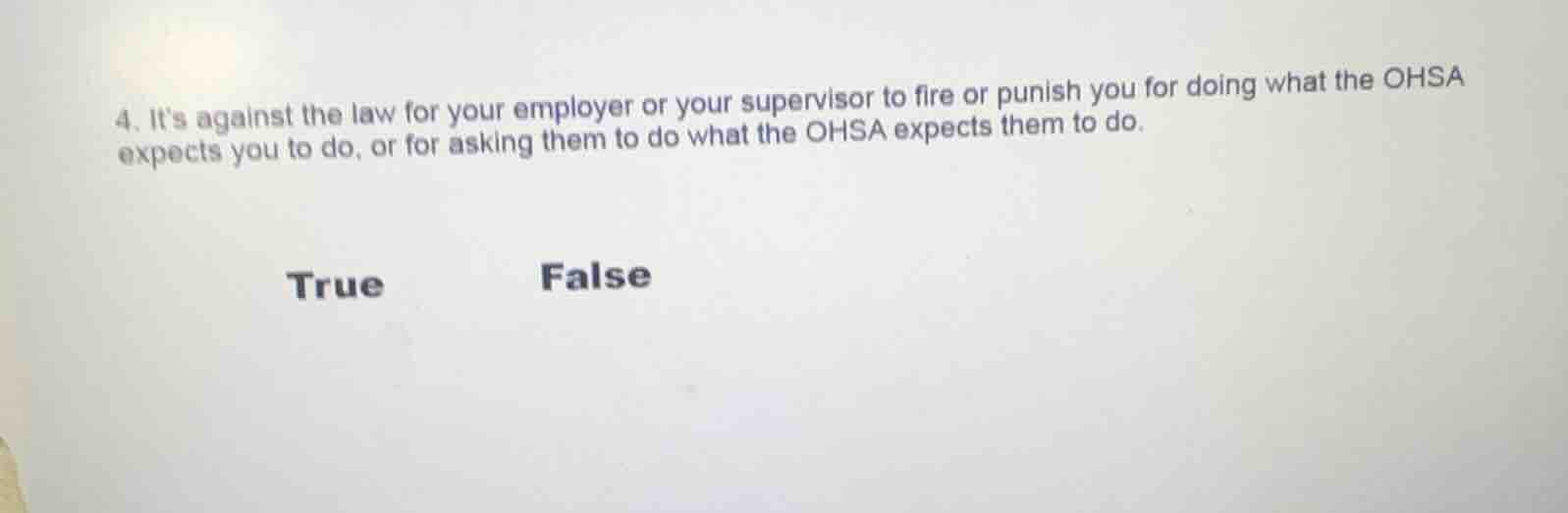 4. its against the law for your employer or your supervisor to fire or …