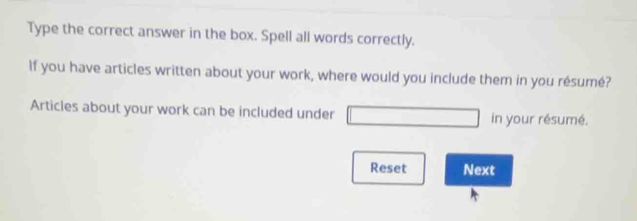 type the correct answer in the box. spell all words correctly. if you h…