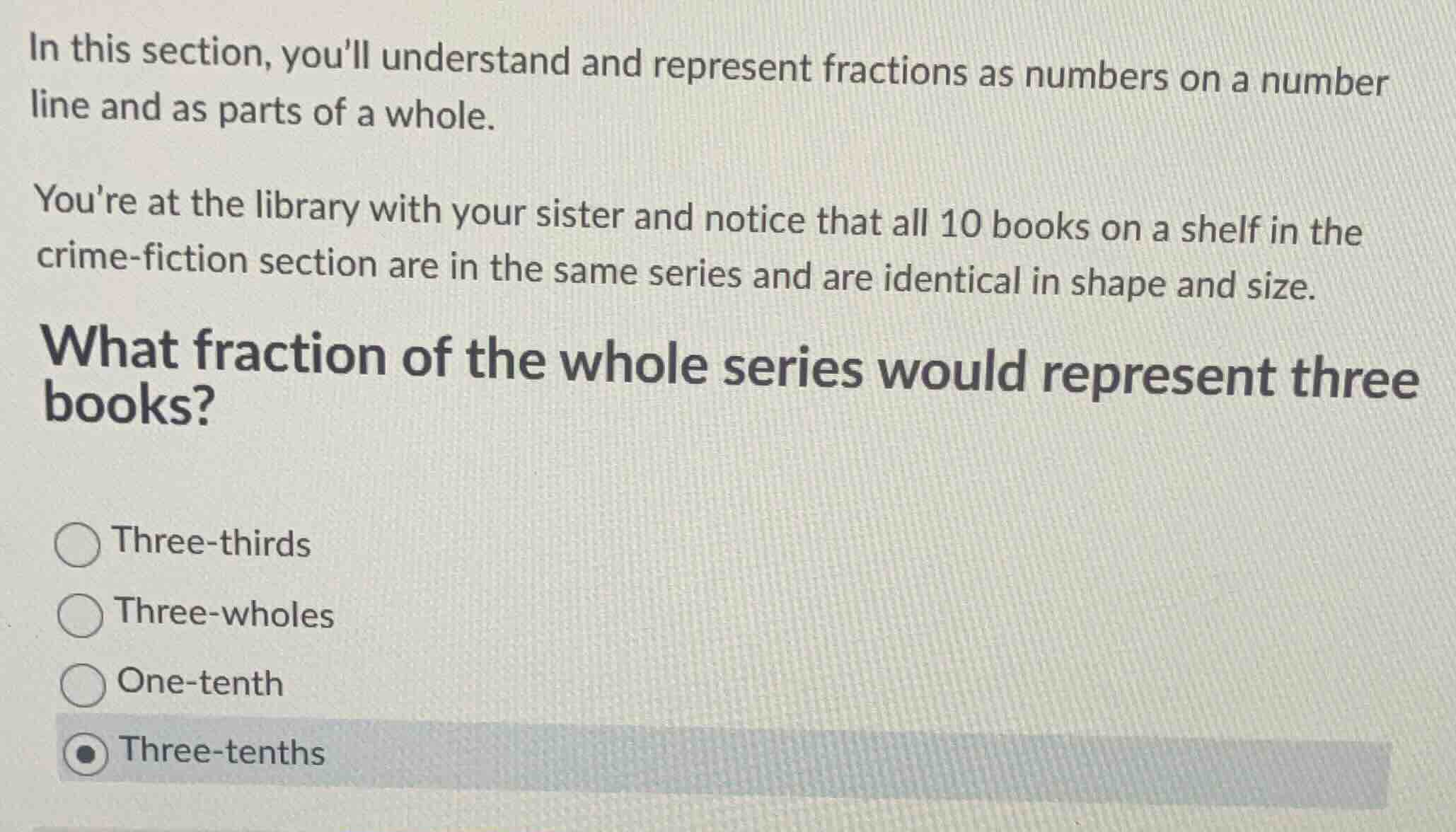 in this section, youll understand and represent fractions as numbers on…