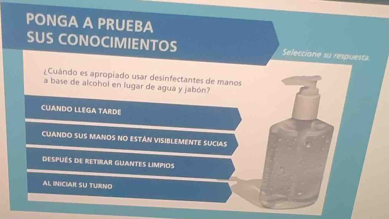 ponga a prueba sus conocimientos seleccione su respuesta. ¿cuándo es ap…