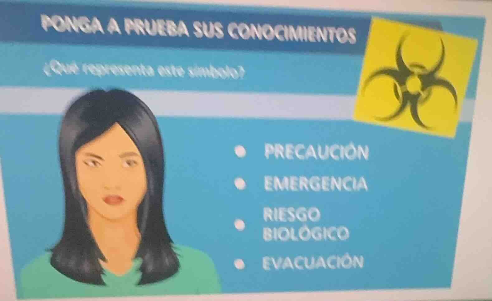 ponga a prueba sus conocimientos ¿qué representa este símbolo? * precau…