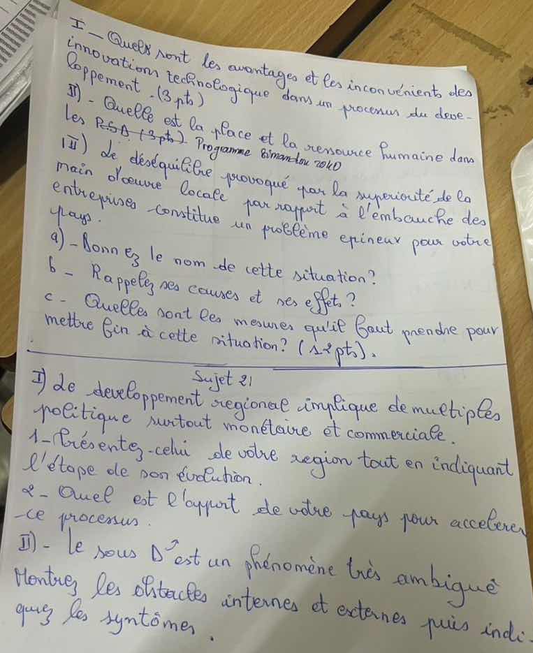 i - quels sont les avantages et les inconvénients des innovations techn…