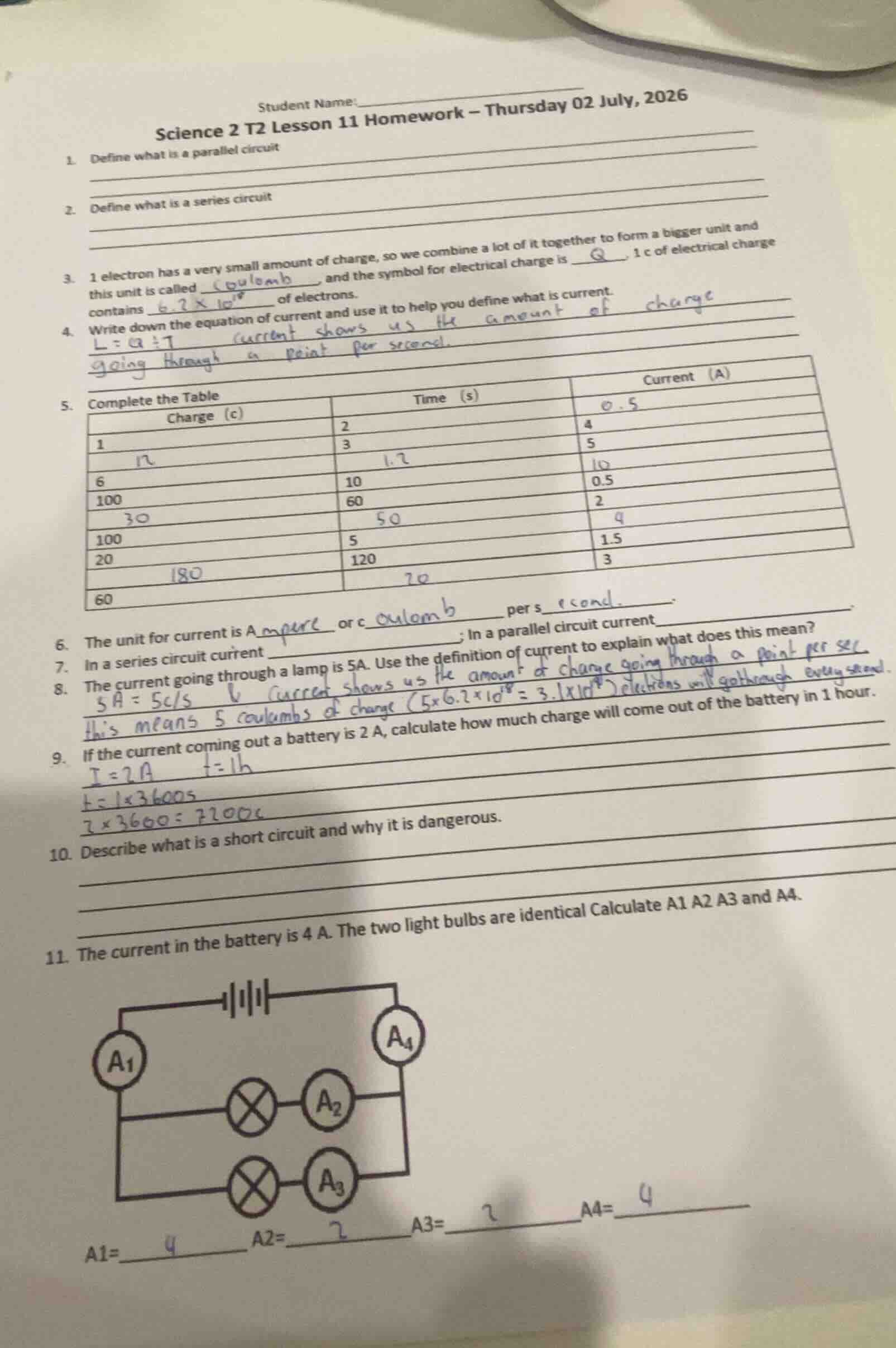 science 2 t2 lesson 11 homework - thursday 02 july, 2026 1. define what…