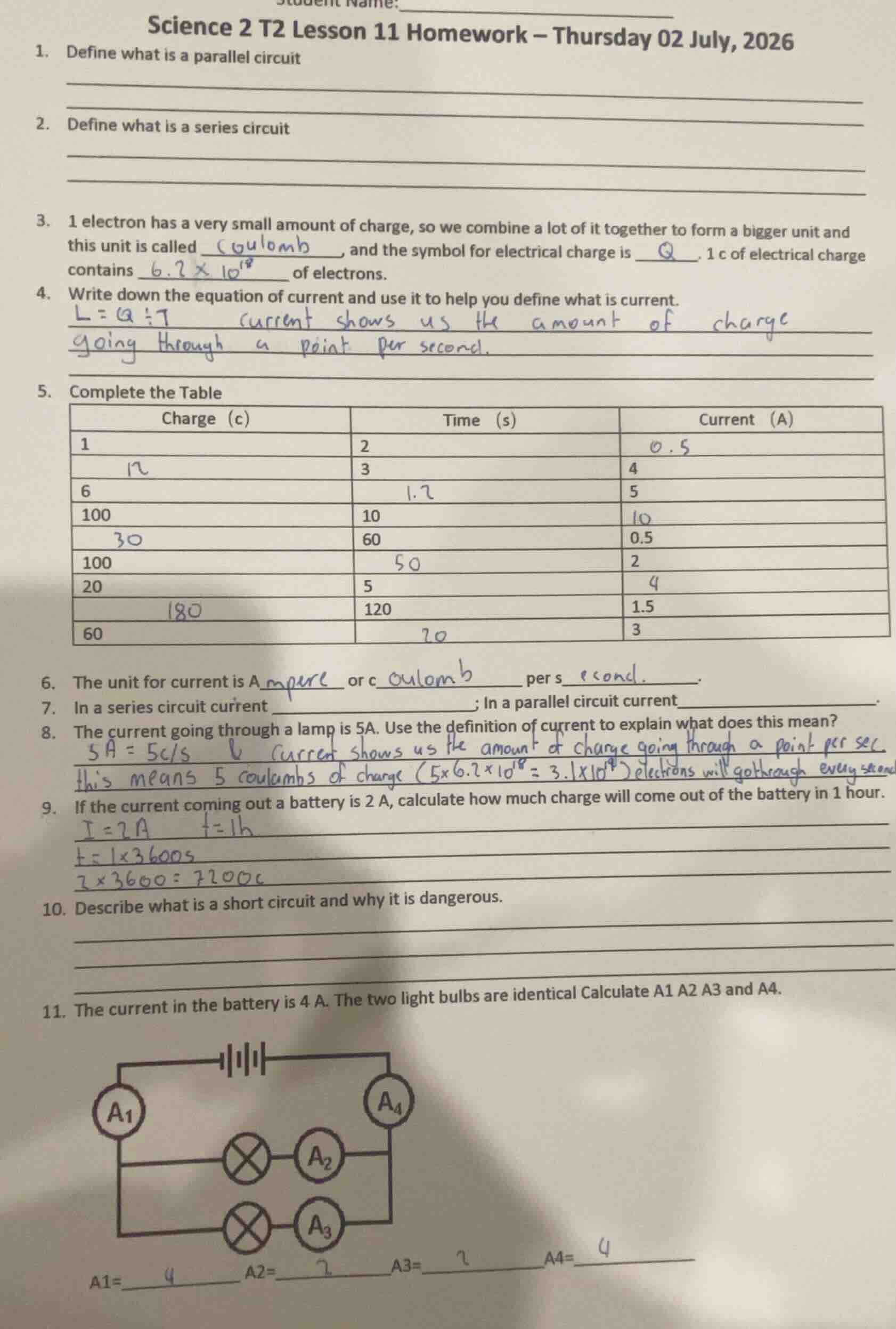 science 2 t2 lesson 11 homework - thursday 02 july, 2026 1. define what…