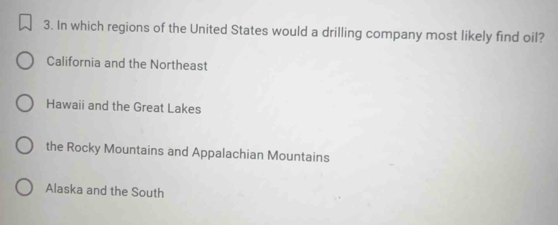 3. in which regions of the united states would a drilling company most …