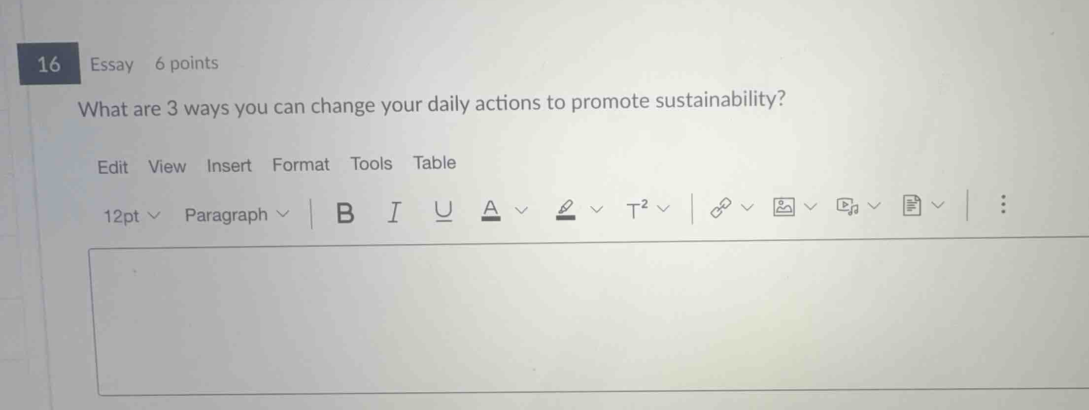 what are 3 ways you can change your daily actions to promote sustainabi…