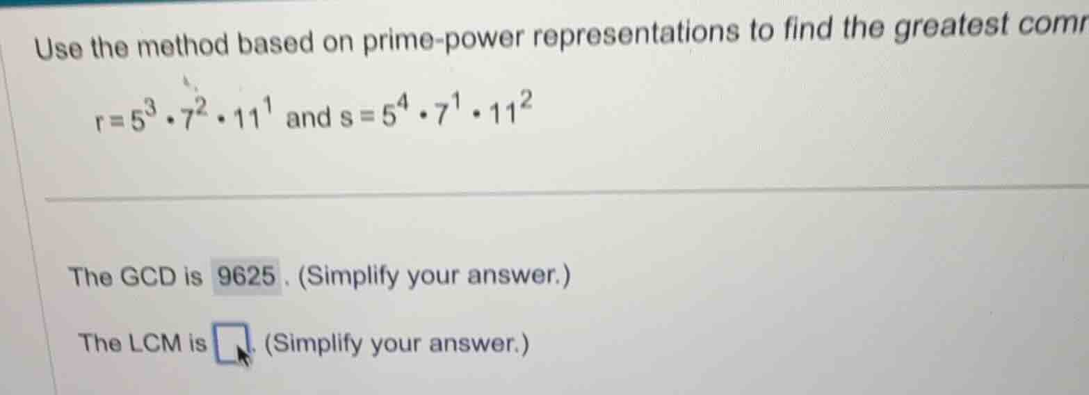 use the method based on prime-power representations to find the greates…