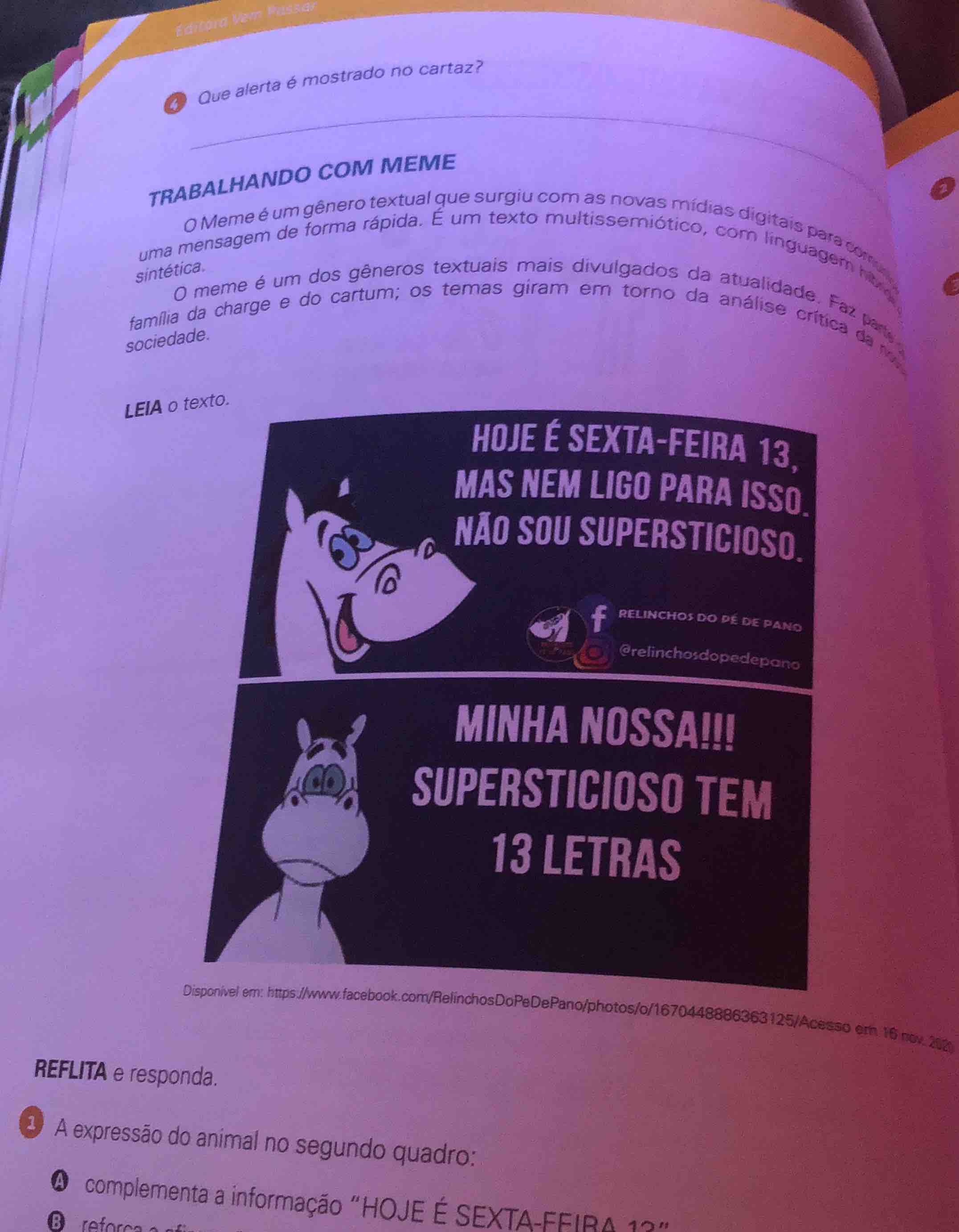 trabalhando com meme o meme é um gênero textual que surgiu com as novas…