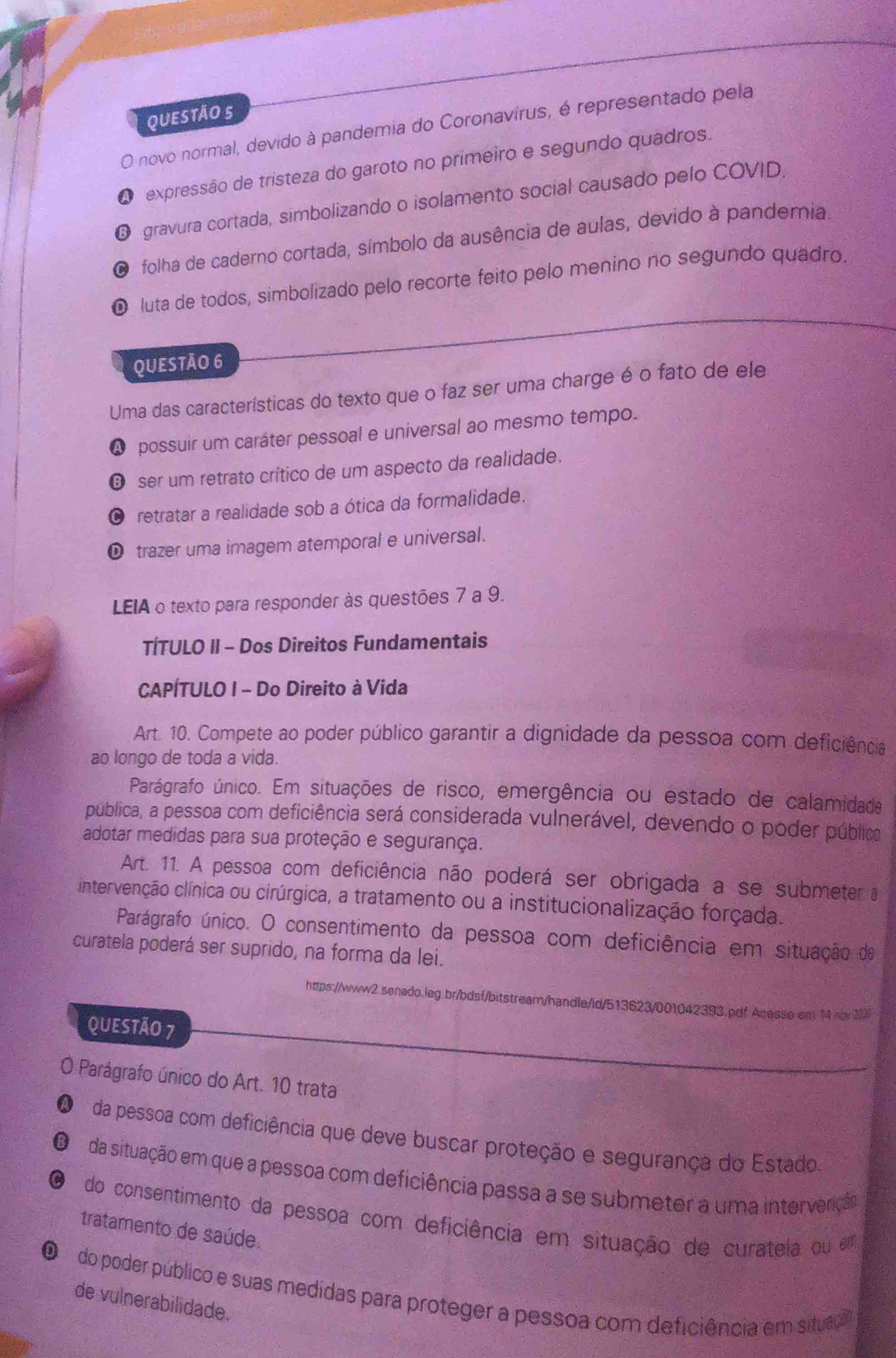 questão 5 o novo normal, devido à pandemia do coronavírus, é representa…