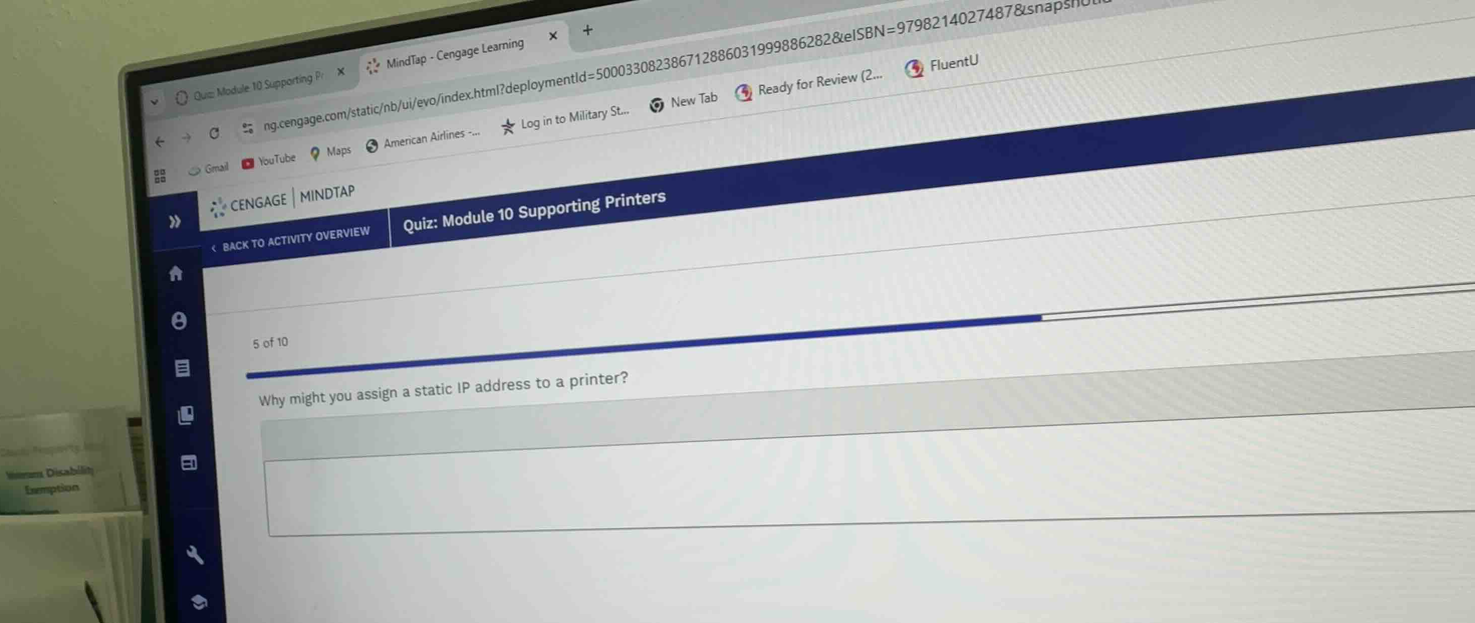 why might you assign a static ip address to a printer?