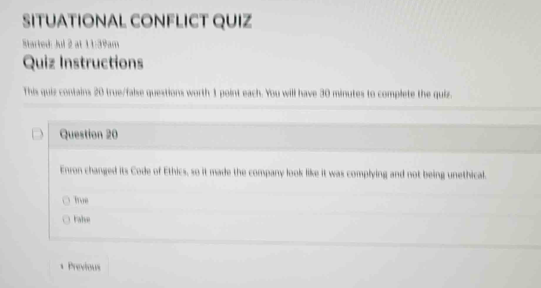 situational conflict quiz started: jul 2 at 11:39am quiz instructions t…