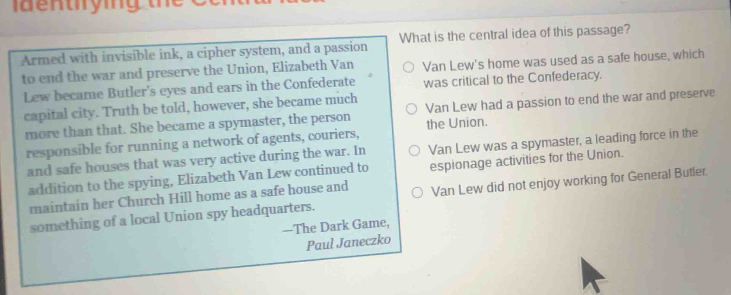 armed with invisible ink, a cipher system, and a passion to end the war…