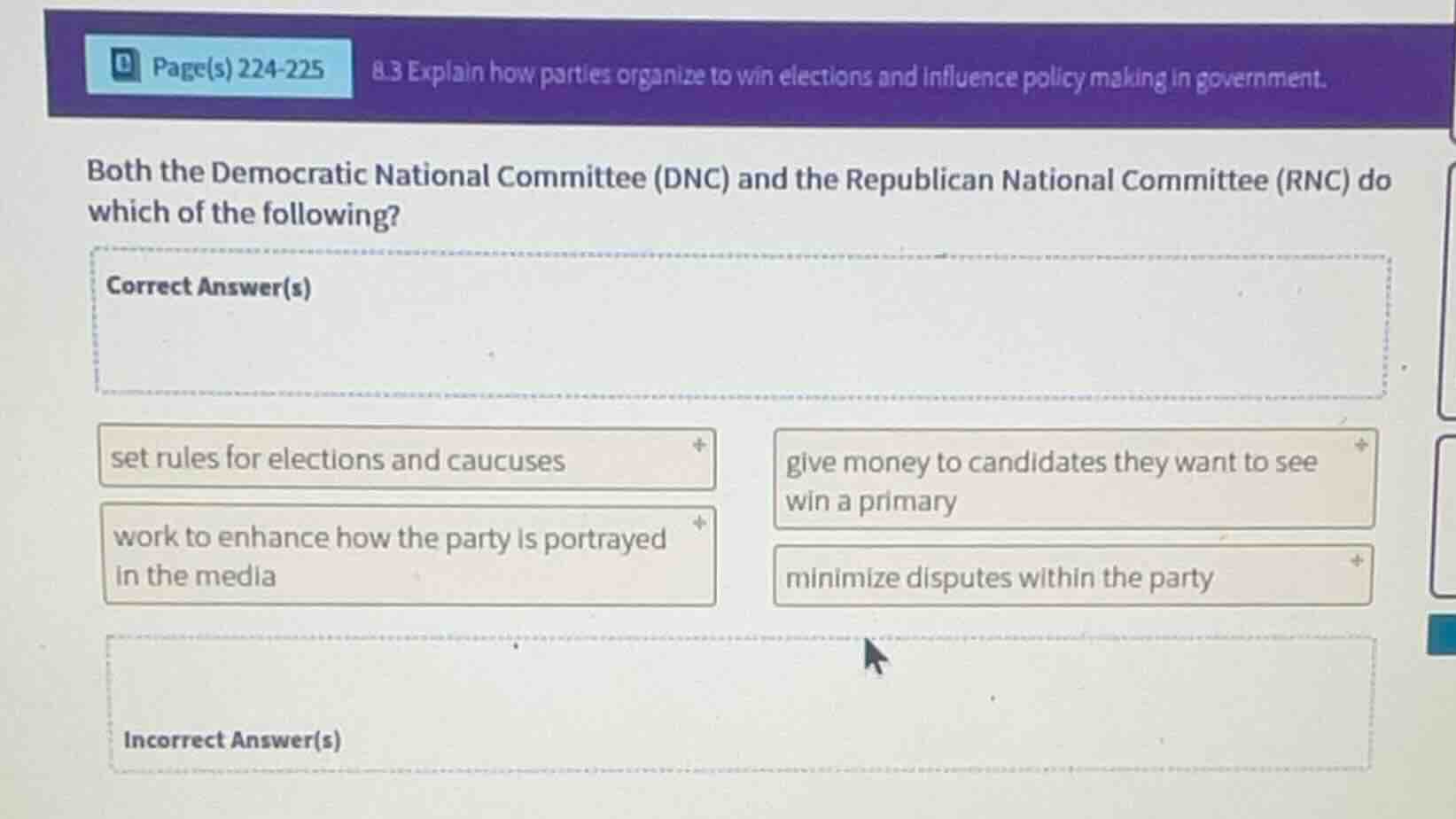 both the democratic national committee (dnc) and the republican nationa…