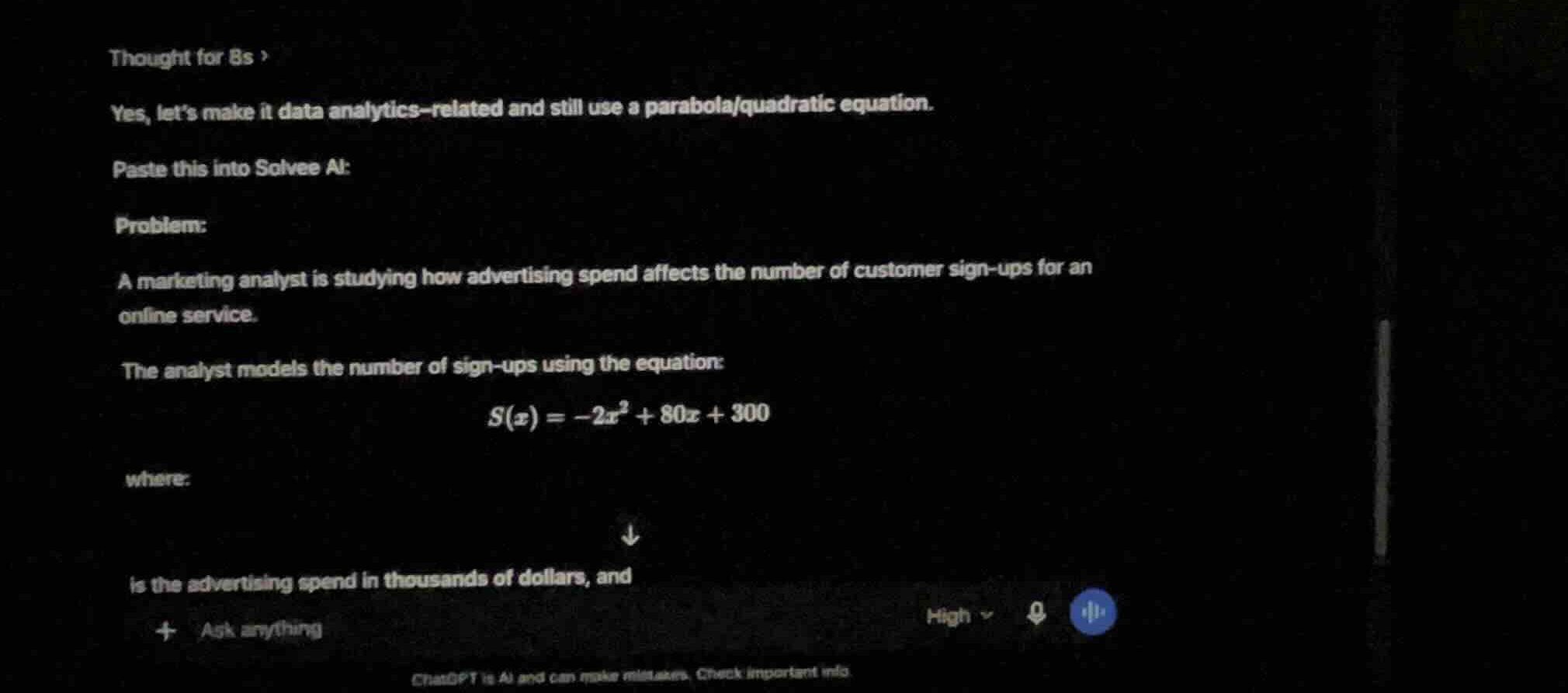 Question was provided via image upload.