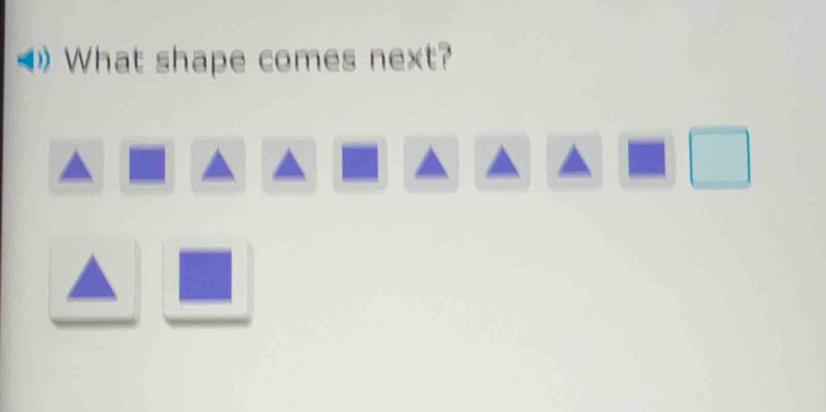 what shape comes next?