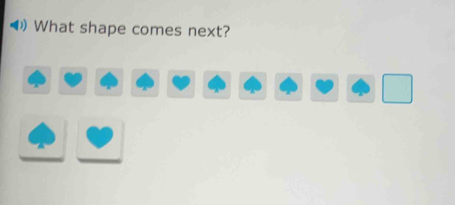 what shape comes next?