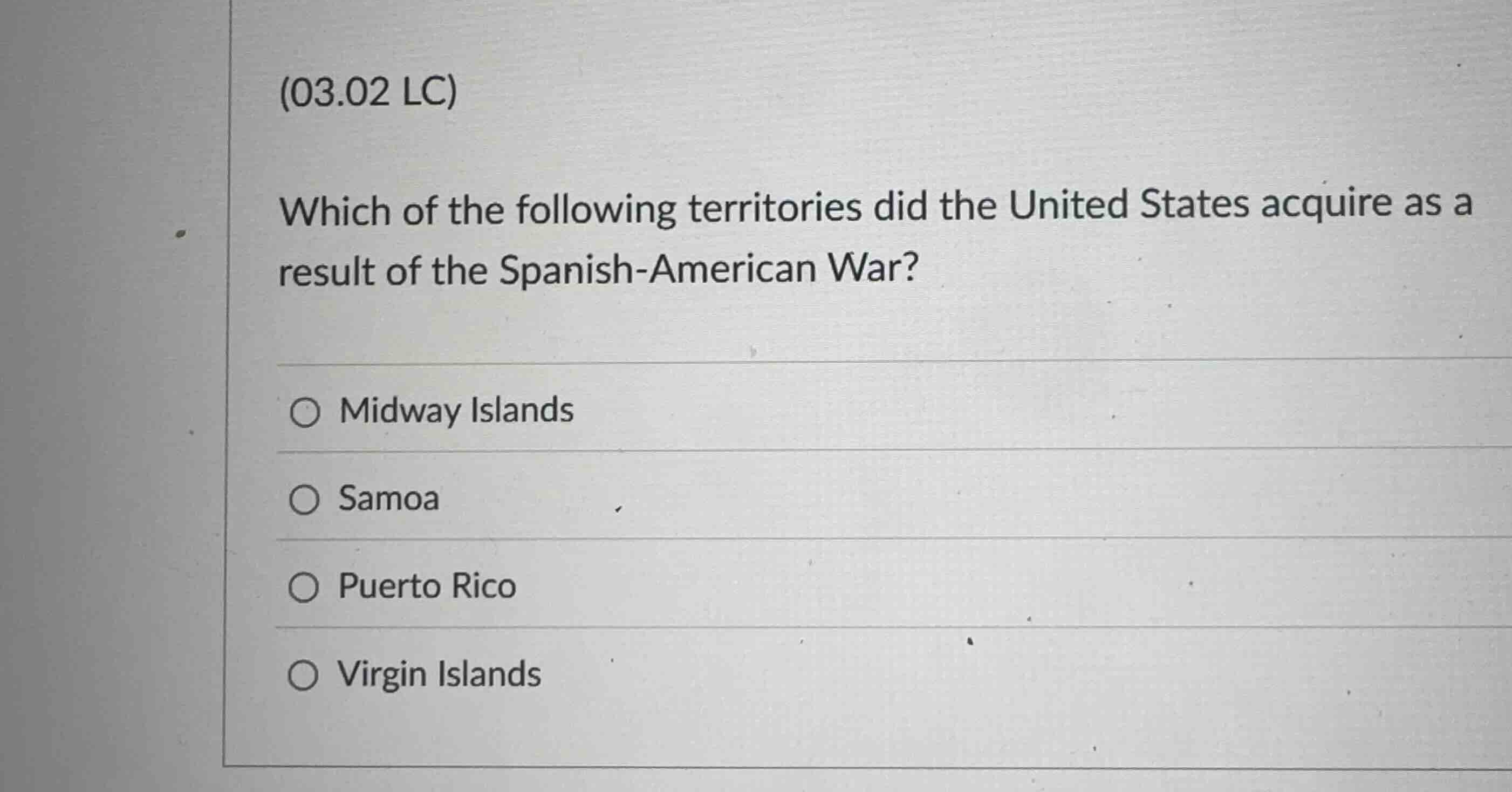 (03.02 lc) which of the following territories did the united states acq…