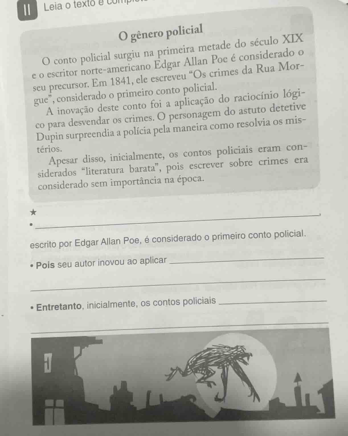 o gênero policial o conto policial surgiu na primeira metade do século …
