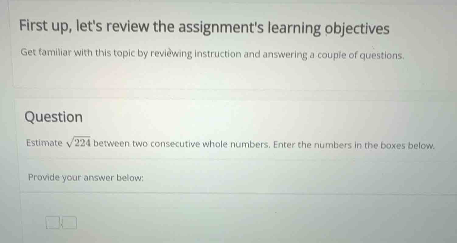 first up, lets review the assignments learning objectives get familiar …