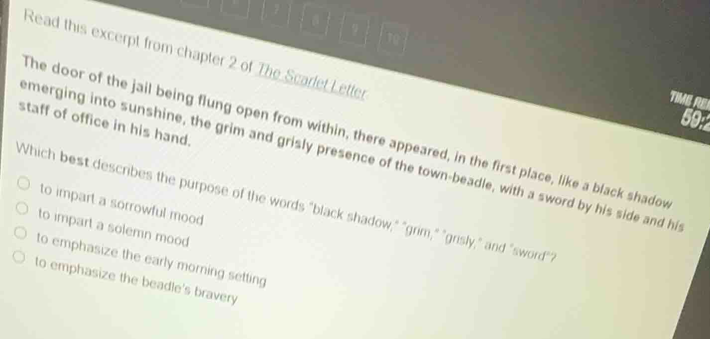 read this excerpt from chapter 2 of the scarlet letter: the door of the…