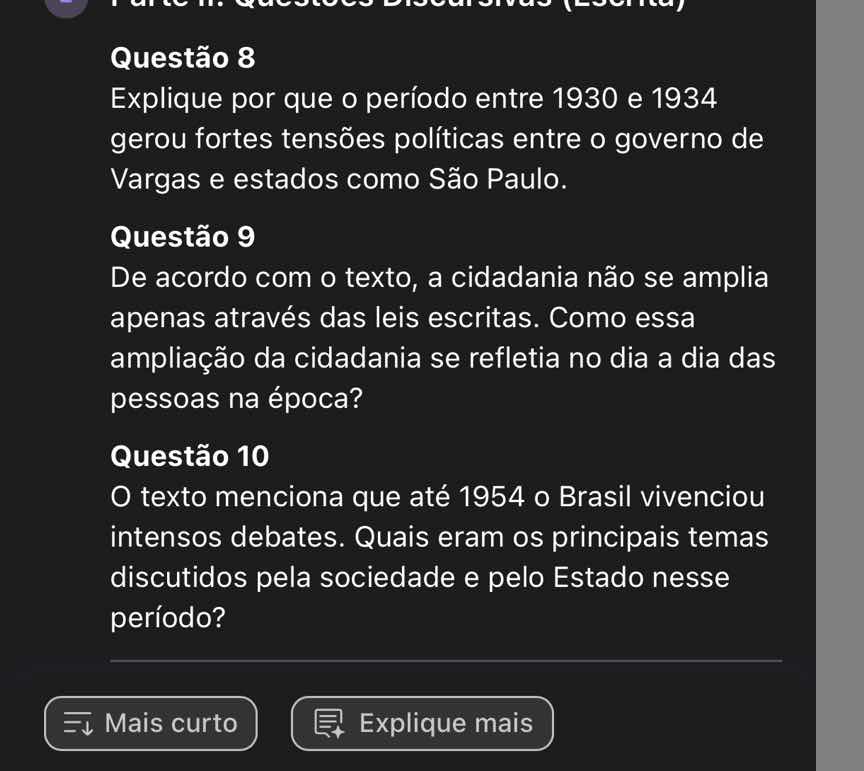 parte ii: questões discursivas (escrita) questão 8 explique por que o p…
