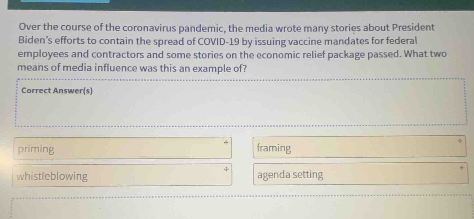 over the course of the coronavirus pandemic, the media wrote many stori…